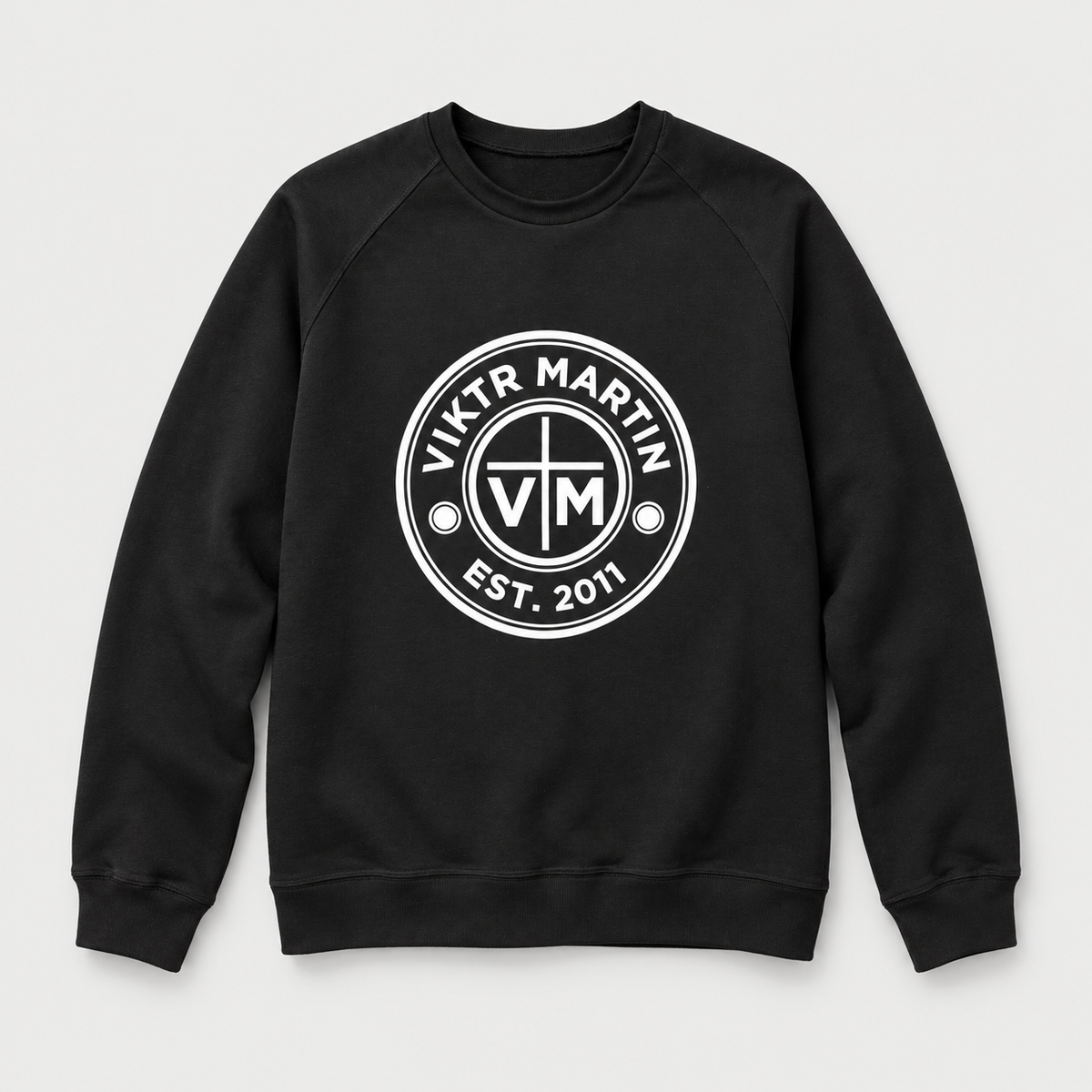 Sello Sweatshirt — Black — studio product view