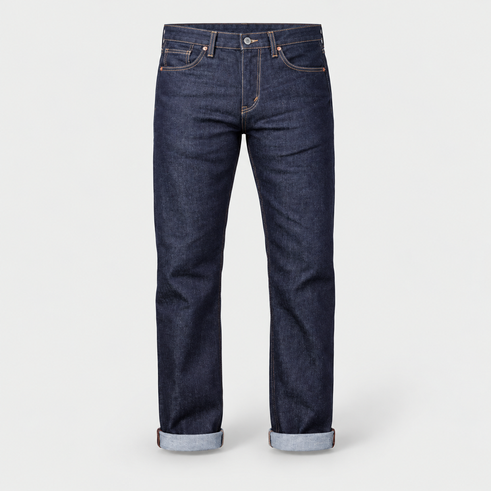 Martins Denim Jeans — Indigo — studio product view