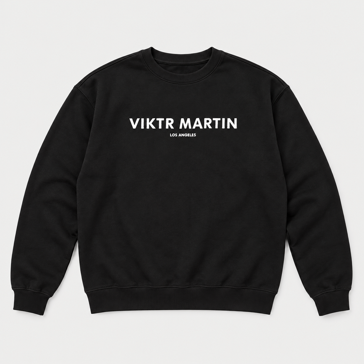 Sello Sweatshirt — White — alternate black and white colorway