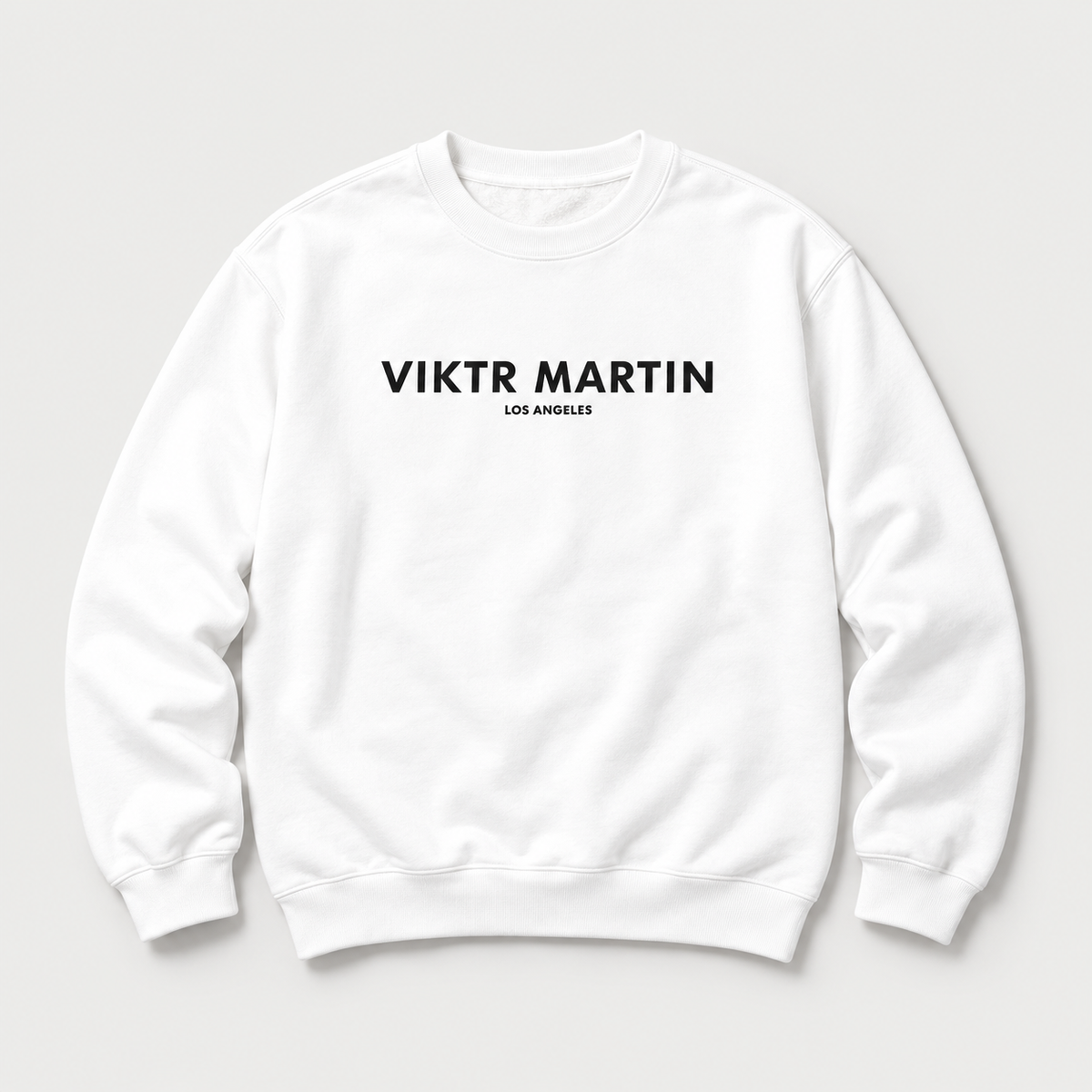 Sello Sweatshirt — White — studio product view