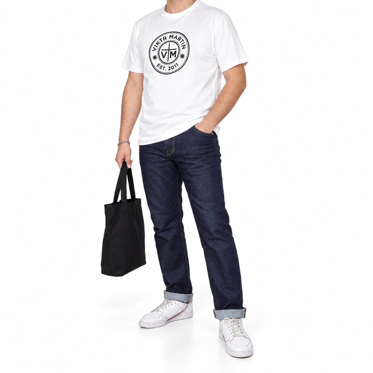Sello T-Shirt — model view on a white studio background
