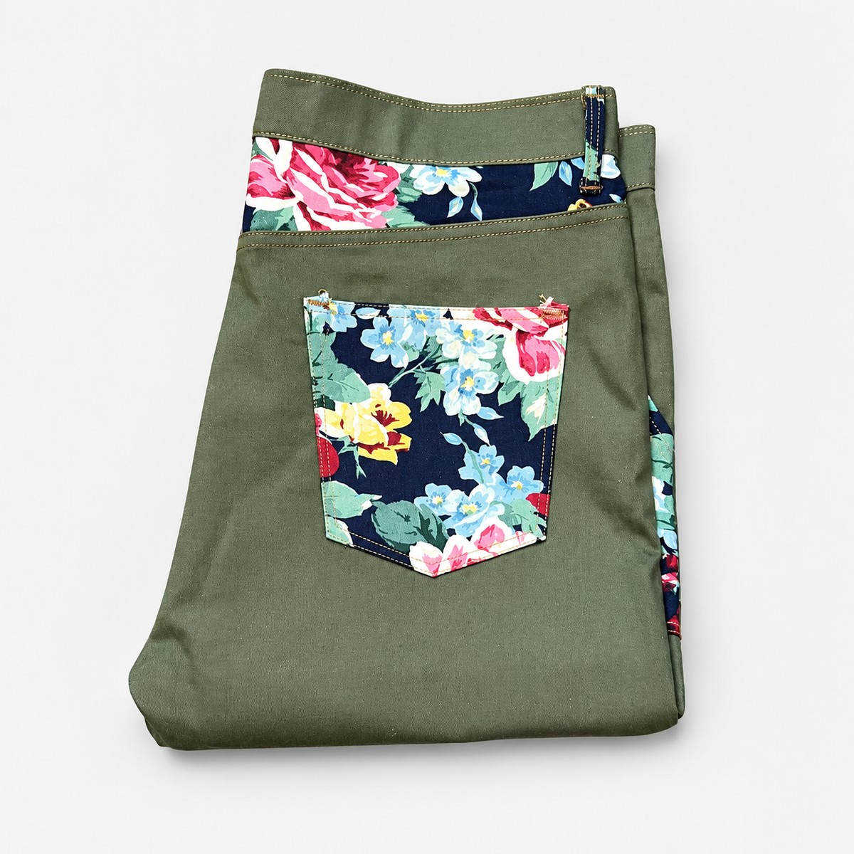 Garden Jeans — back detail studio view