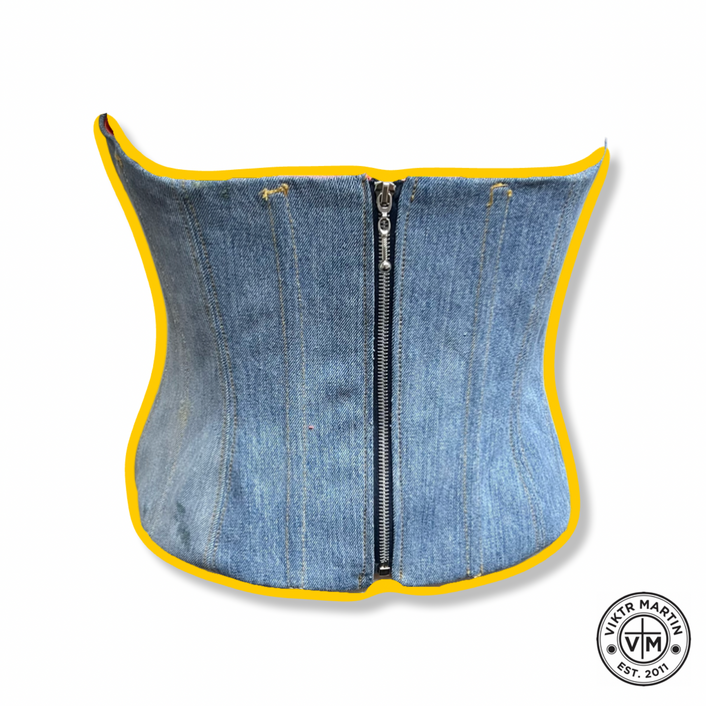 Ellie Denim Corset