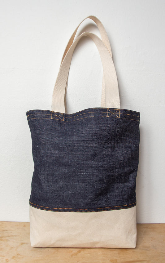 Biggie Denim Tote Bag